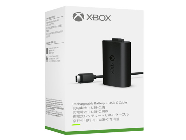 Xbox 充電式電池 + USB-C 纜線