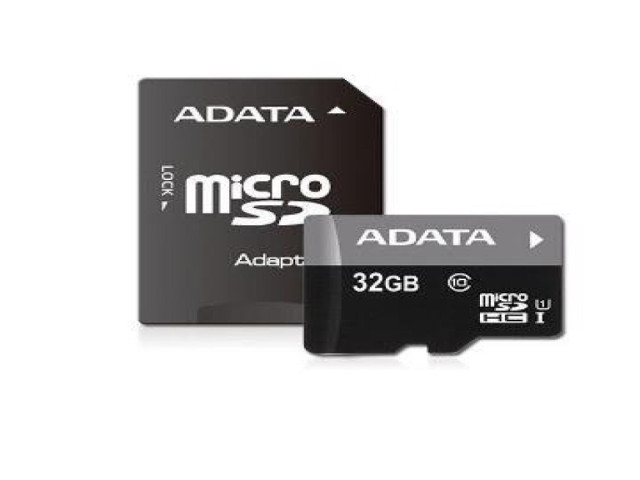 威剛ADATA MicroSD U1 32GB記憶卡(附轉卡) AUSDH32GUICL10-RA1